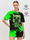 Женская пижама с шортами / MINECRAFT CREEPER