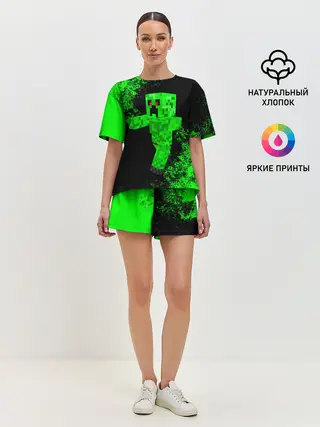 Женская пижама с шортами / MINECRAFT