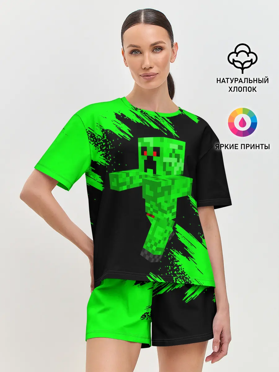 Женская пижама с шортами / MINECRAFT
