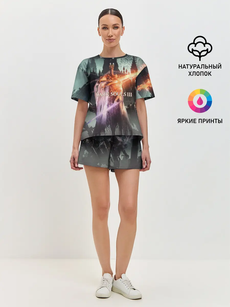 Женская пижама с шортами / Dark Souls 3 Pontiff Sulyvahn