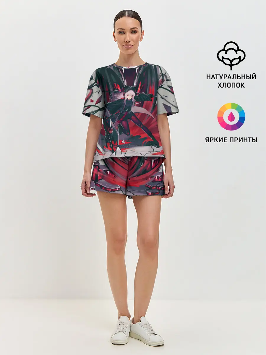 Женская пижама с шортами / Pixiv Fantasia Anastasia