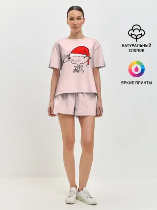 Женская пижама с шортами / Отель Хазбин