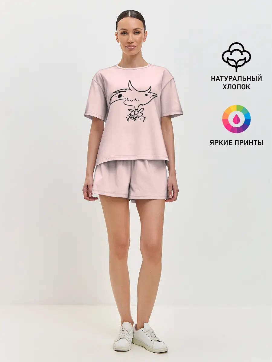 Женская пижама с шортами / Отель Хазбин