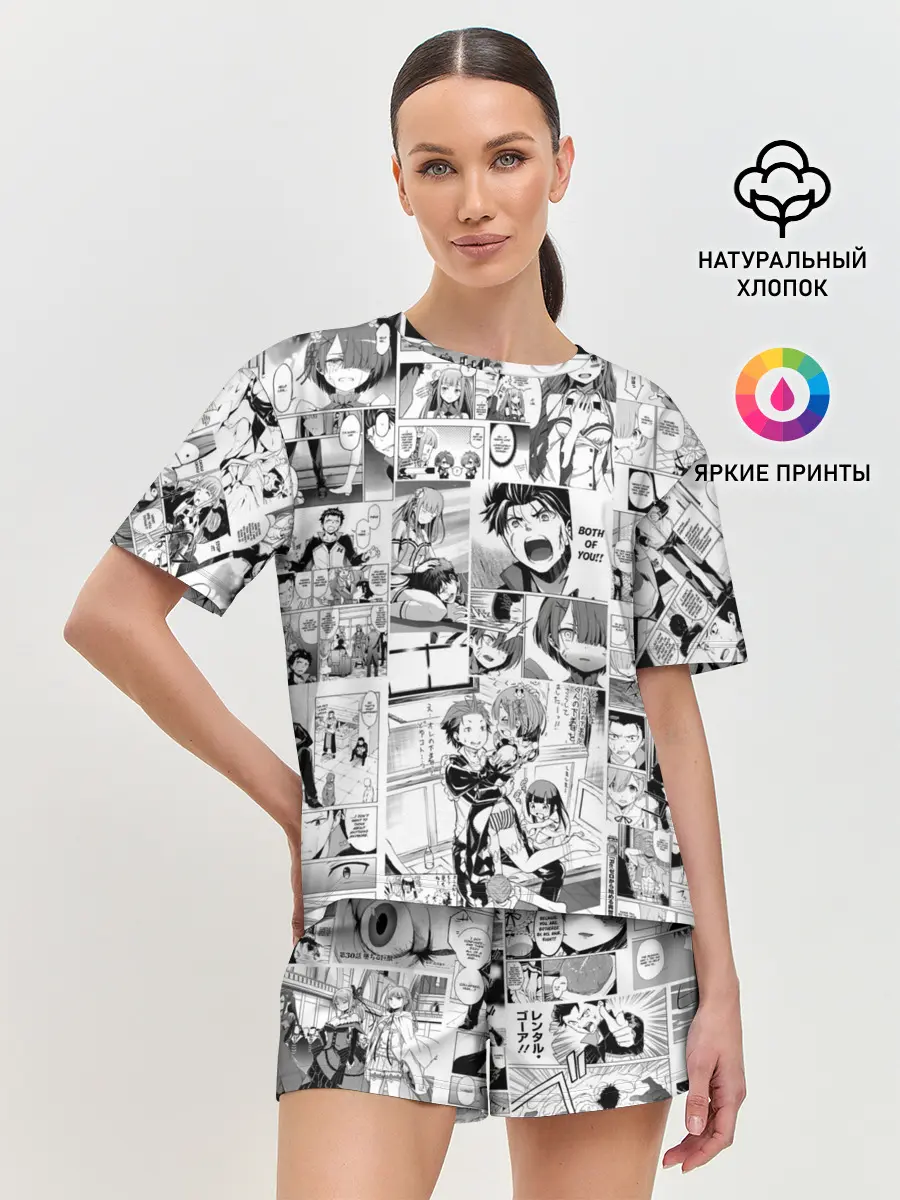 Женская пижама с шортами / Re:Zero