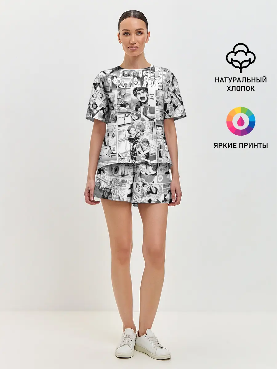 Женская пижама с шортами / Re:Zero