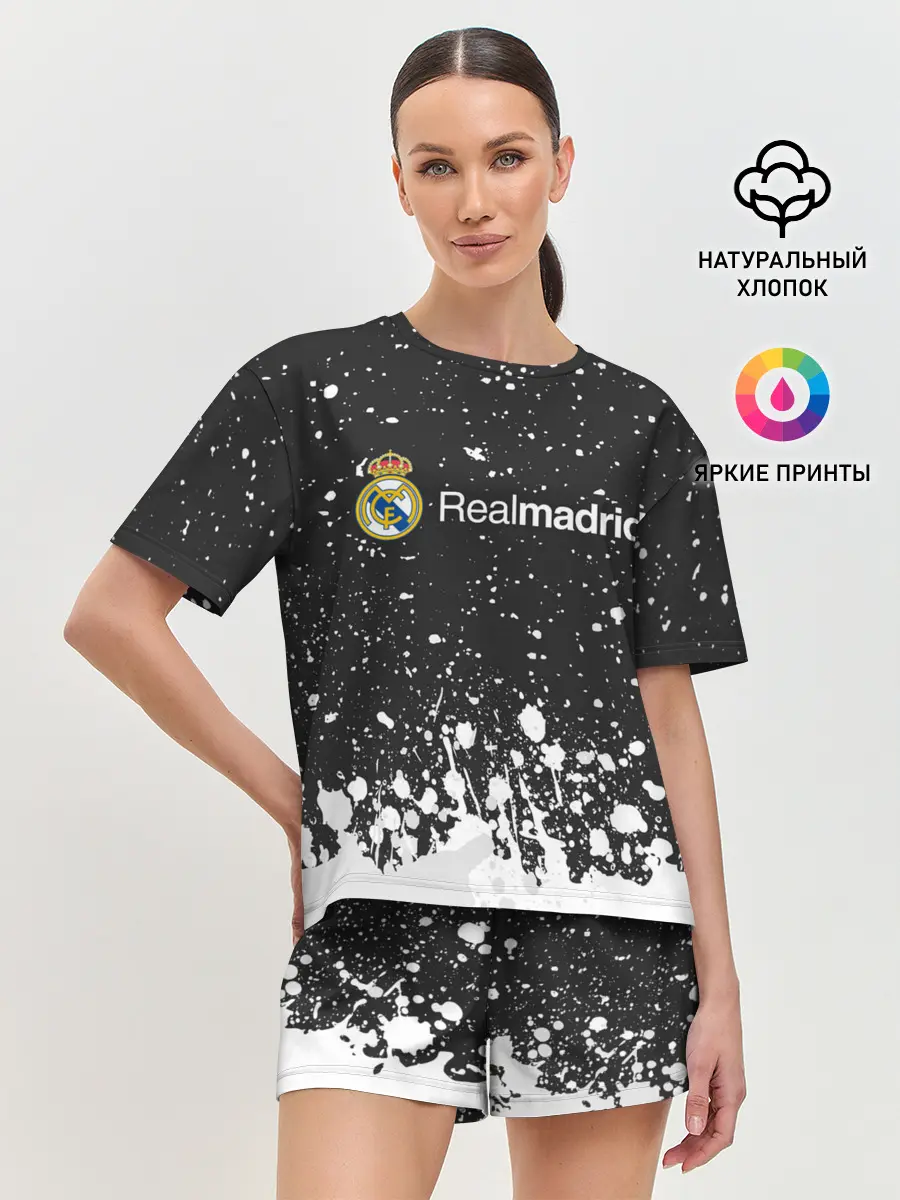 Женская пижама с шортами / REAL MADRID / РЕАЛ МАДРИД