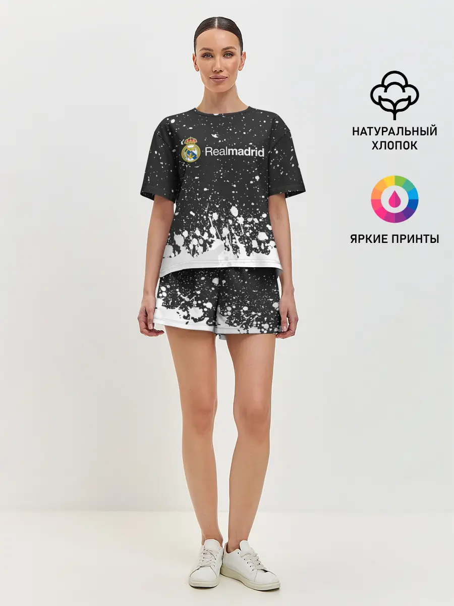 Женская пижама с шортами / REAL MADRID / РЕАЛ МАДРИД
