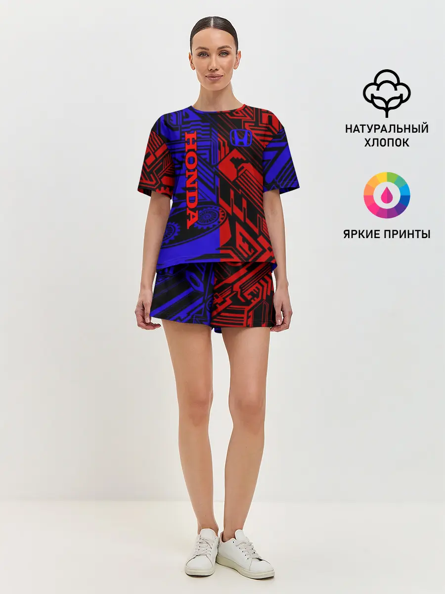 Женская пижама с шортами / Honda | Auto