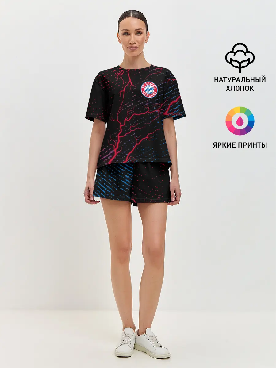 Женская пижама с шортами / FC BAYERN / БАВАРИЯ