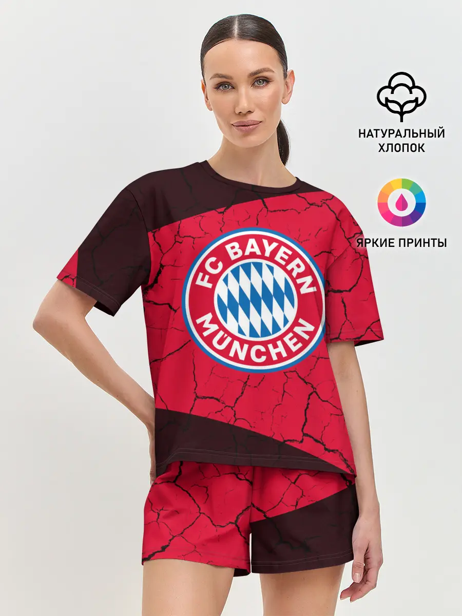 Женская пижама с шортами / FC BAYERN / БАВАРИЯ