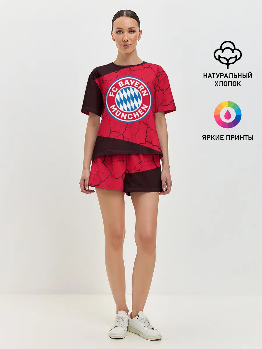 Женская пижама с шортами / FC BAYERN / БАВАРИЯ