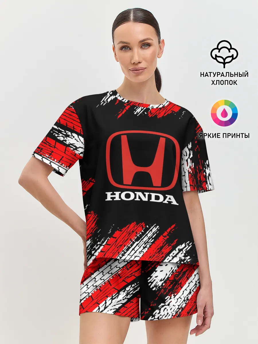 Женская пижама с шортами / HONDA.