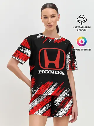Женская пижама с шортами / HONDA.