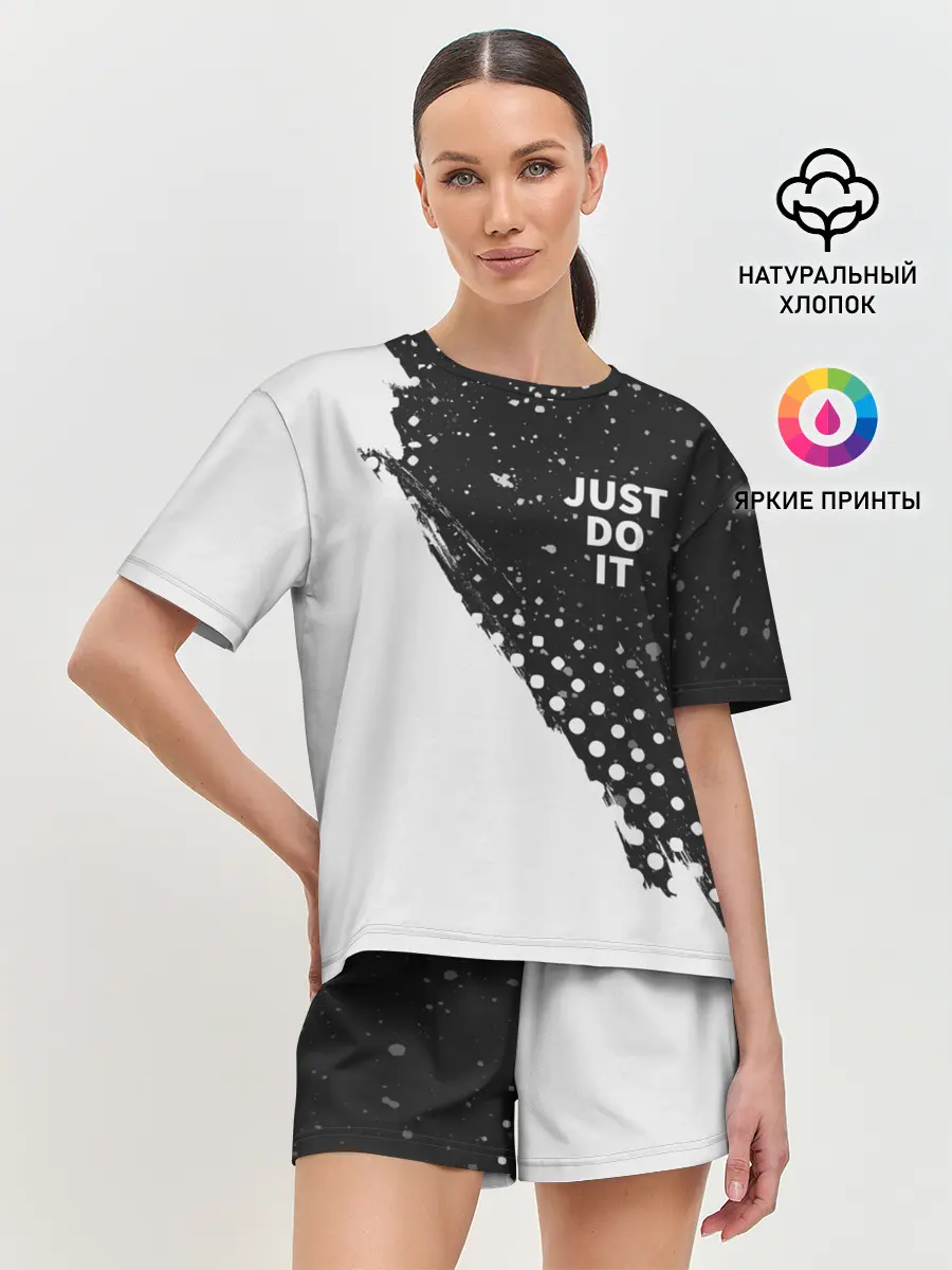 Женская пижама с шортами / JUST DO IT