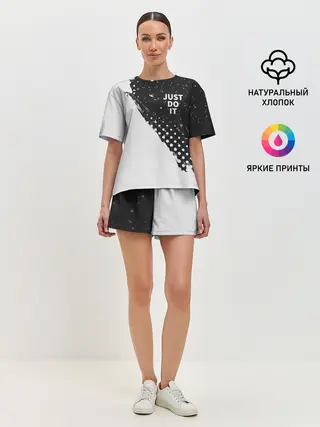 Женская пижама с шортами / JUST DO IT