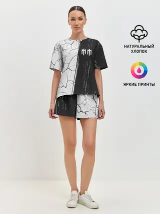 Женская пижама с шортами / MARILYN MANSON / М. МЭНСОН