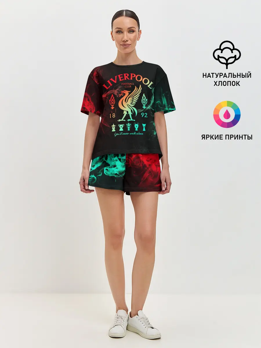 Женская пижама с шортами / LIVERPOOL FC
