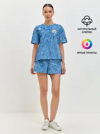 Женская пижама с шортами / Манчестер Сити | Man City
