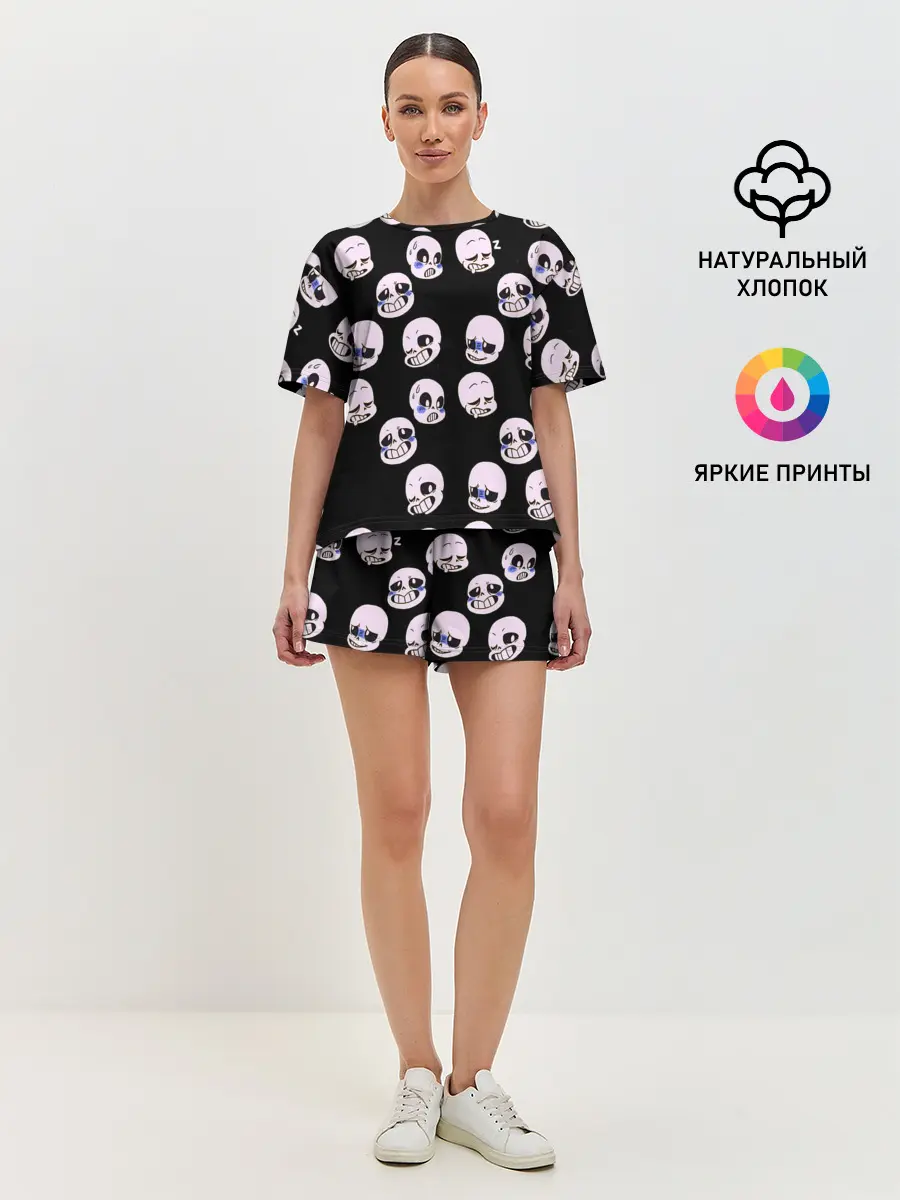 Женская пижама с шортами / Undertale