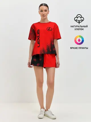 Женская пижама с шортами / LEXUS / ЛЕКСУС