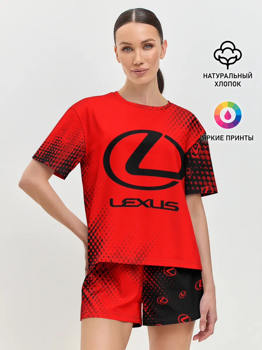 Женская пижама с шортами / LEXUS / ЛЕКСУС