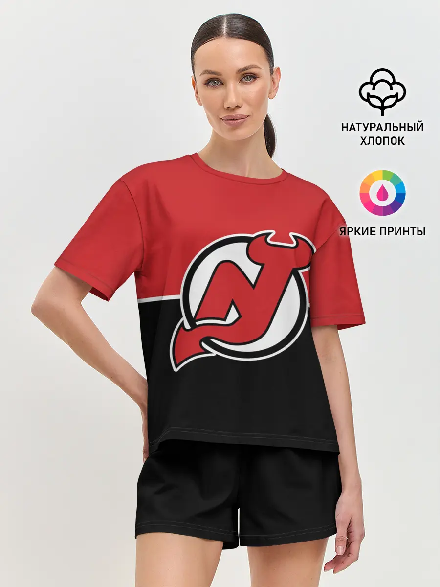 Женская пижама с шортами / New Jersey Devils