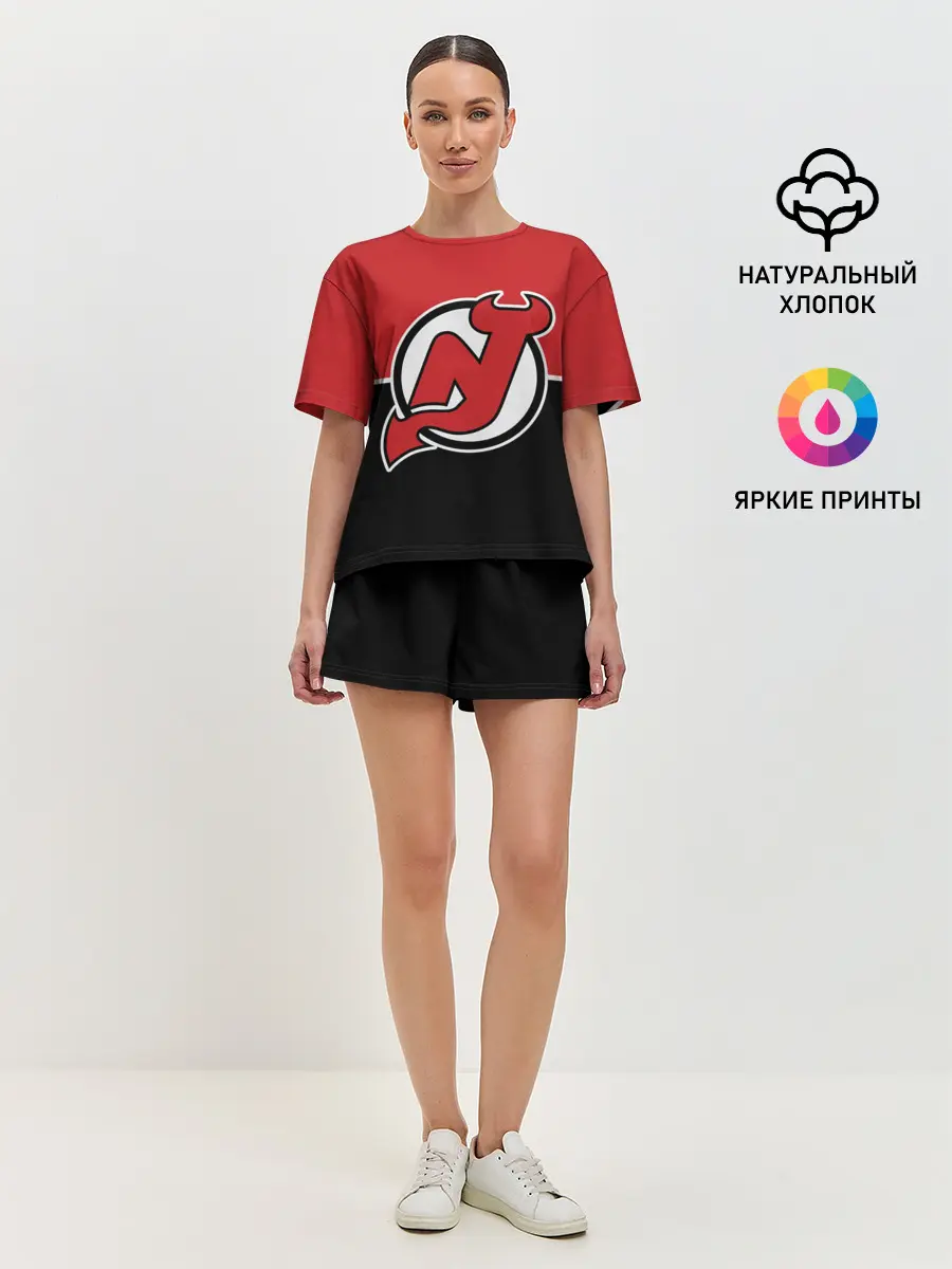 Женская пижама с шортами / New Jersey Devils