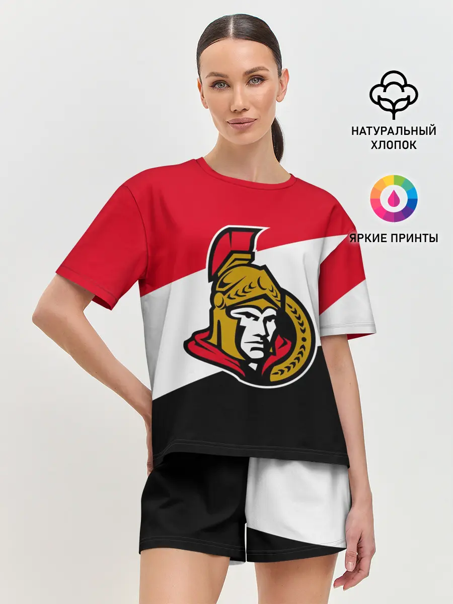 Женская пижама с шортами / Оттава Сенаторз