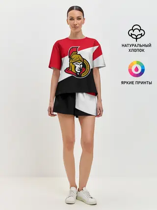 Женская пижама с шортами / Оттава Сенаторз