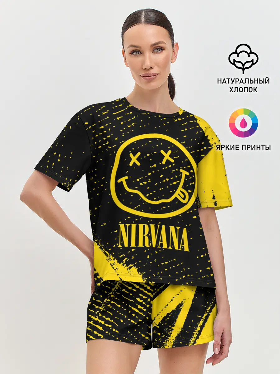 Женская пижама с шортами / NIRVANA / НИРВАНА
