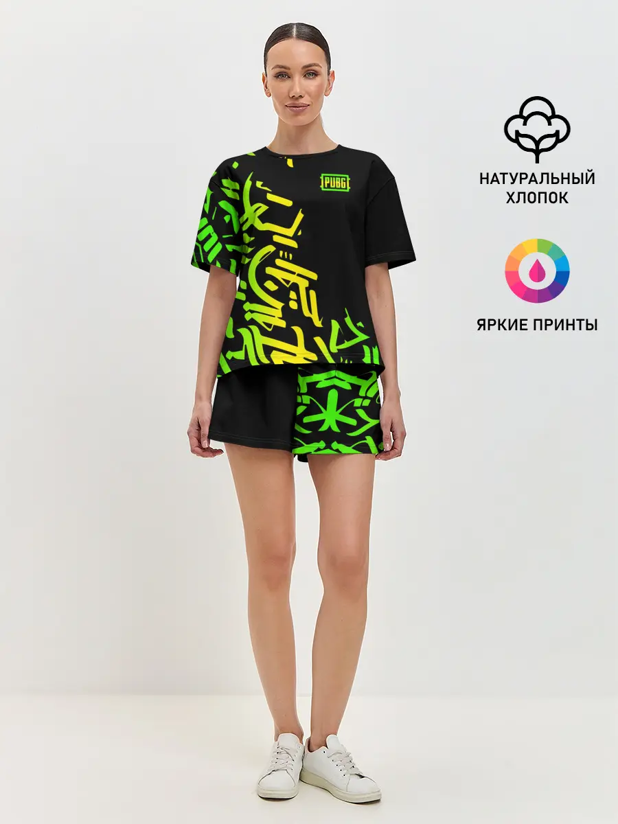 Женская пижама с шортами / PUBG