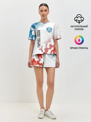Женская пижама с шортами / FOOTBALL RUSSIA / Футбол