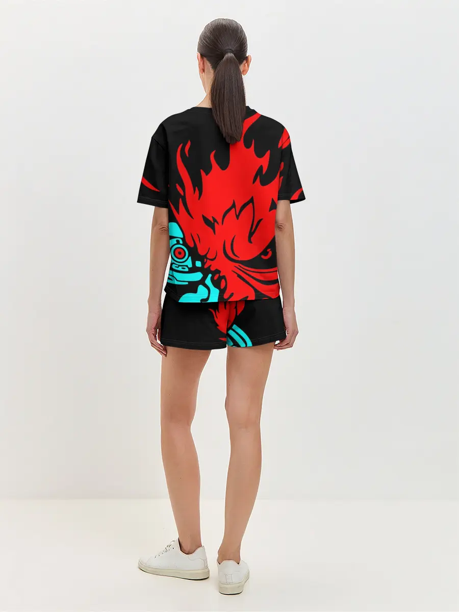 Женская пижама с шортами / Cyberpunk 2077