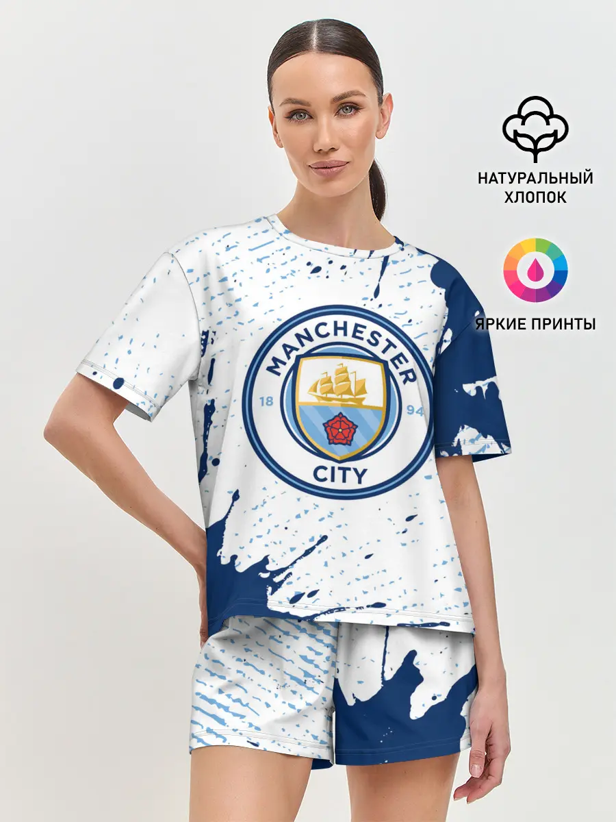Женская пижама с шортами / MANCHESTER CITY Манчестер Сити