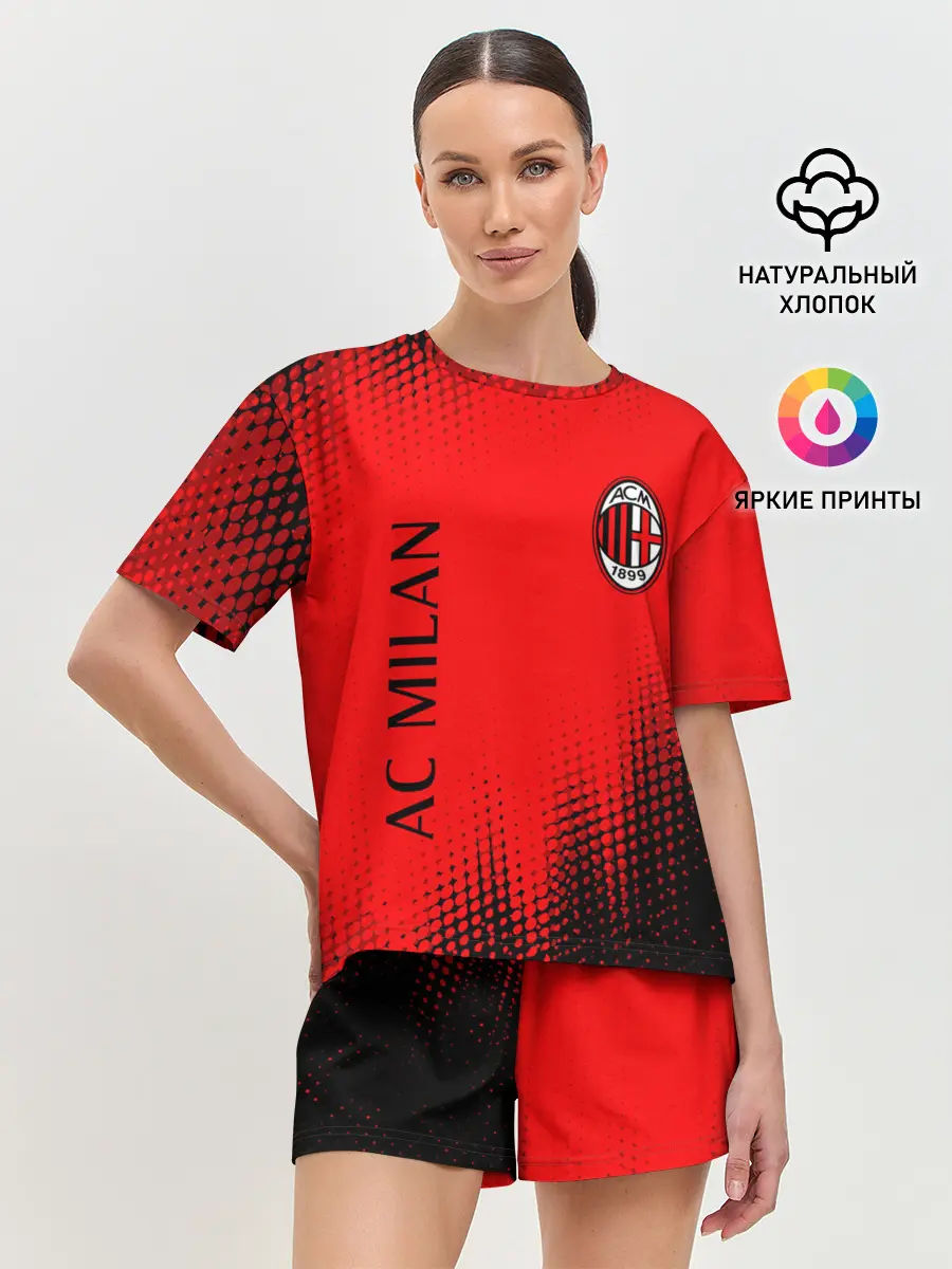 Женская пижама с шортами / AC MILAN / МИЛАН