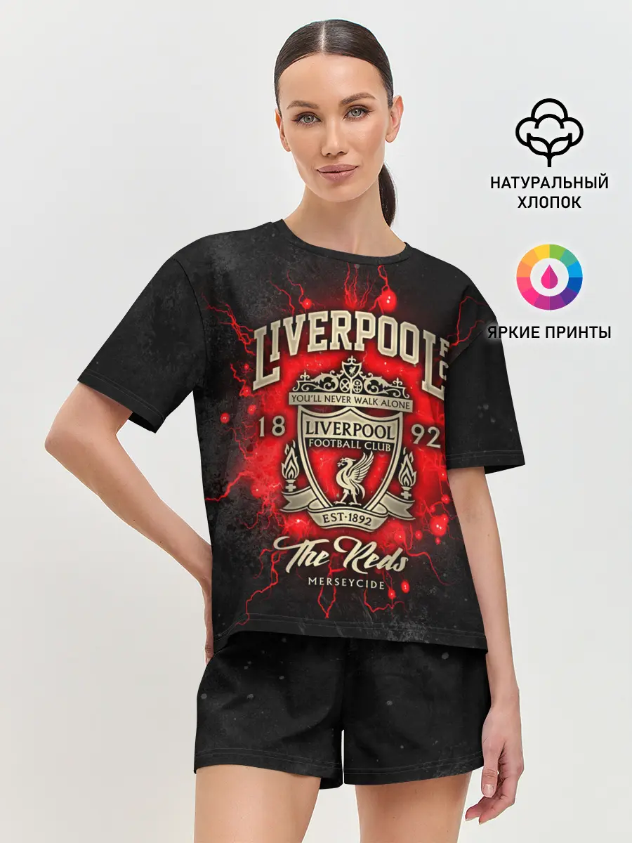 Женская пижама с шортами / LIVERPOOL FC