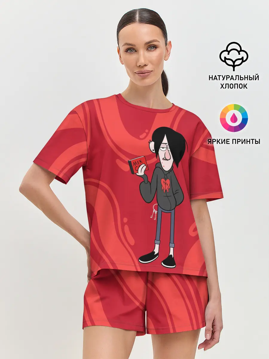 Женская пижама с шортами / Робби