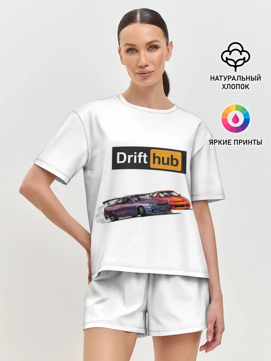 Женская пижама с шортами / Дрифт