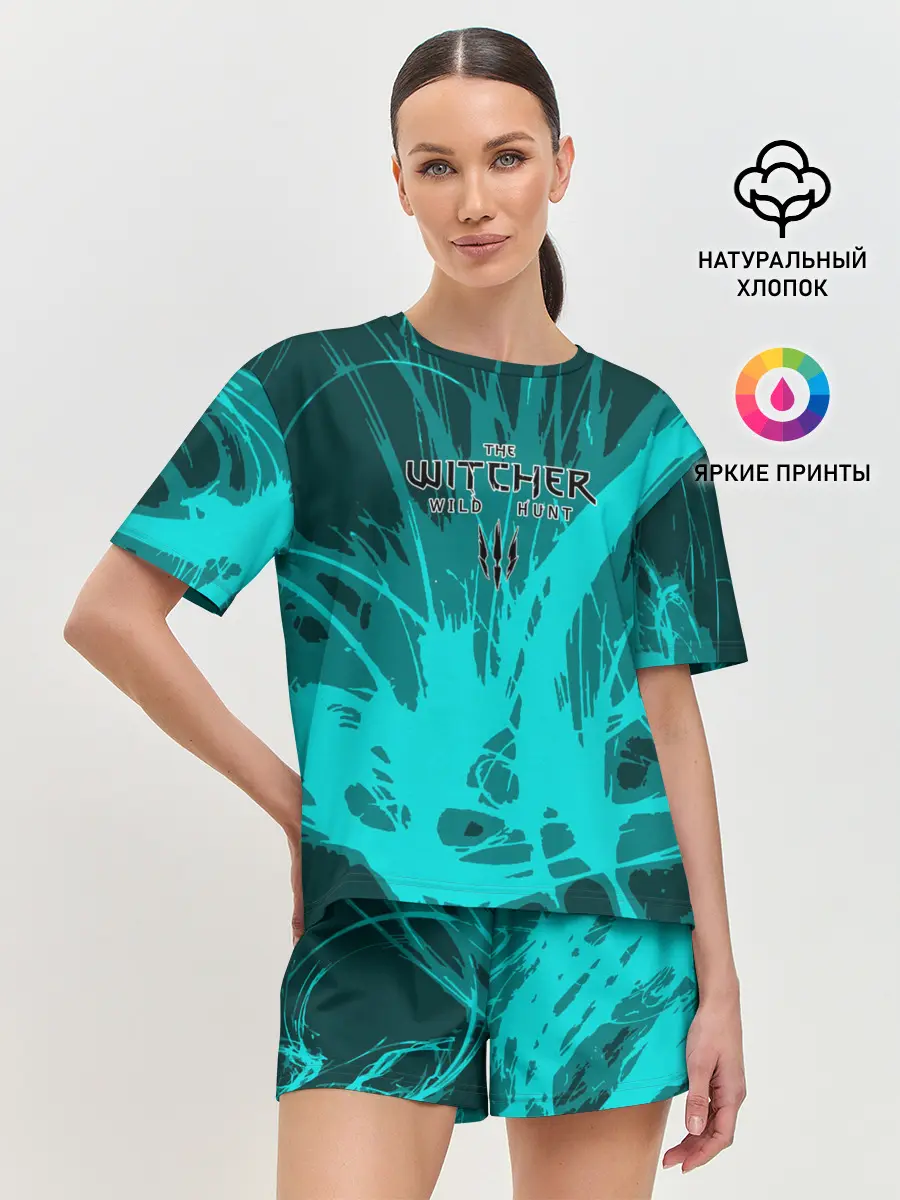 Женская пижама с шортами / ВЕДЬМАК