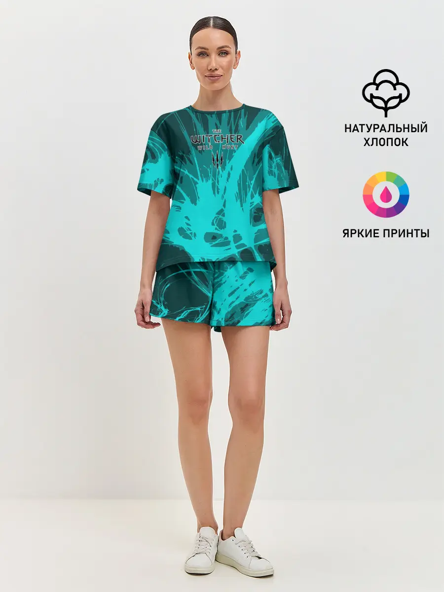 Женская пижама с шортами / ВЕДЬМАК