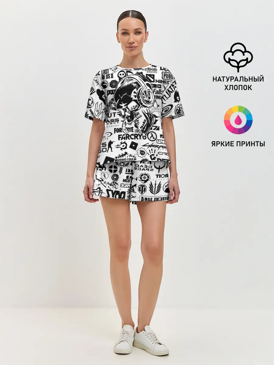 Женская пижама с шортами / PROGAMER | Все Игры