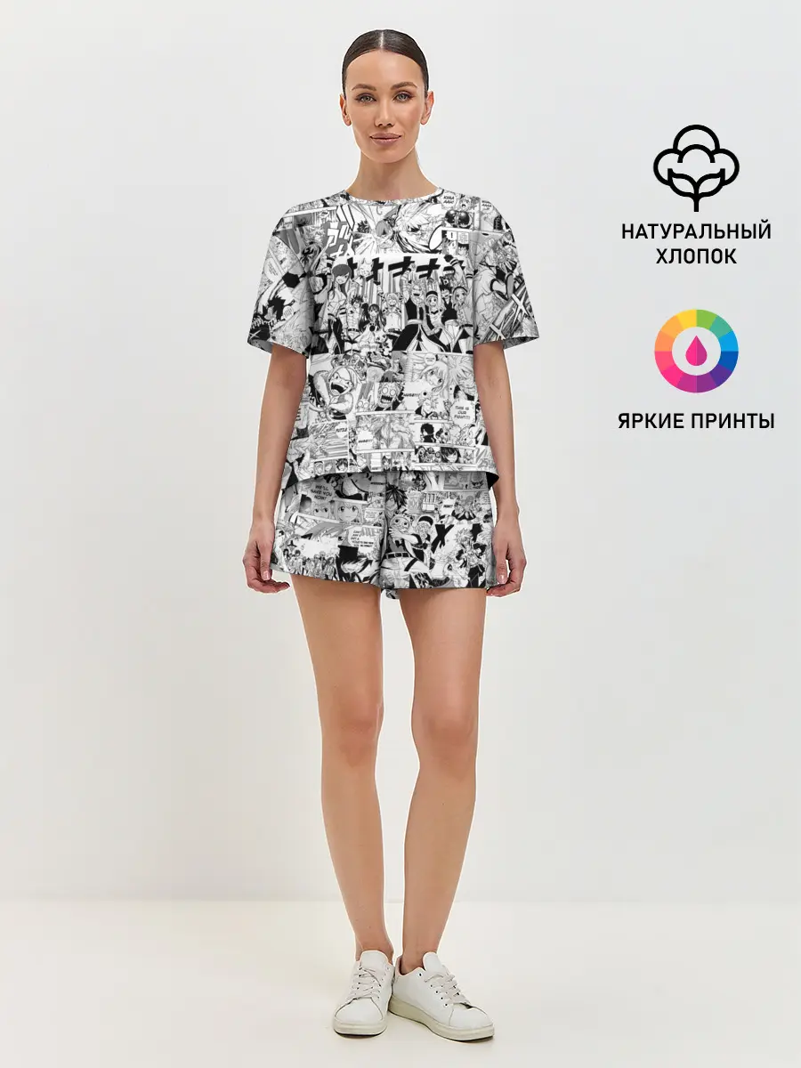 Женская пижама с шортами / Хвост Феи Грей