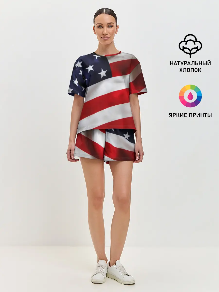 Женская пижама с шортами / США | USA