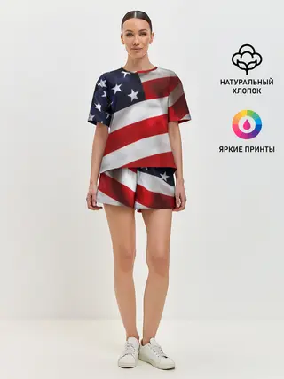 Женская пижама с шортами / США | USA