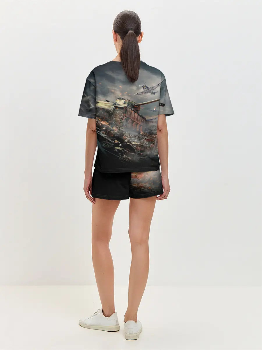 Женская пижама с шортами / Танк