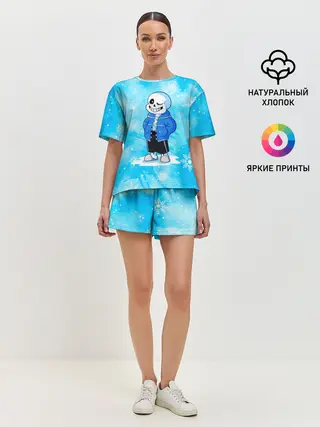 Женская пижама с шортами / UNDERTALE