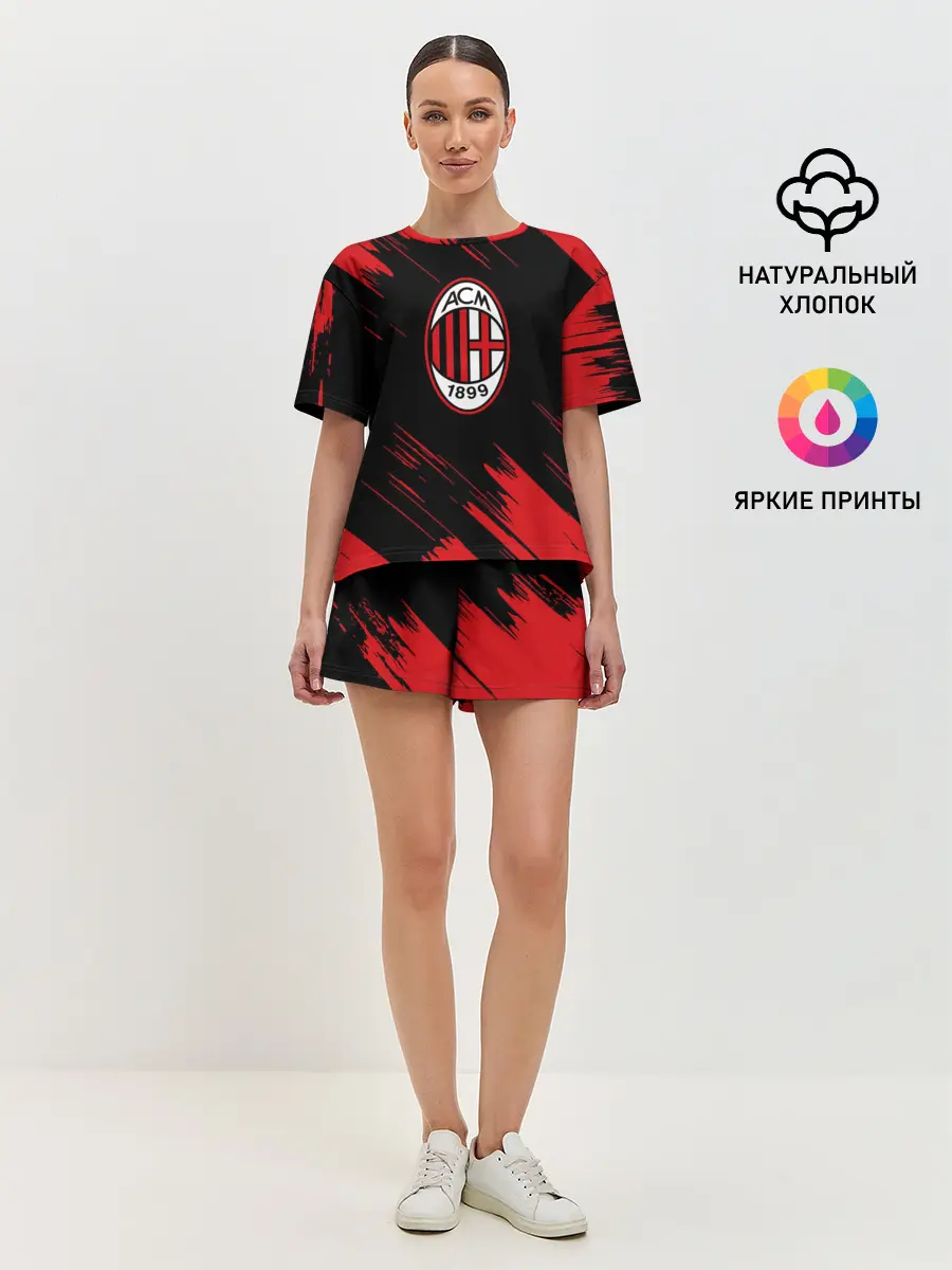 Женская пижама с шортами / AC MILAN.