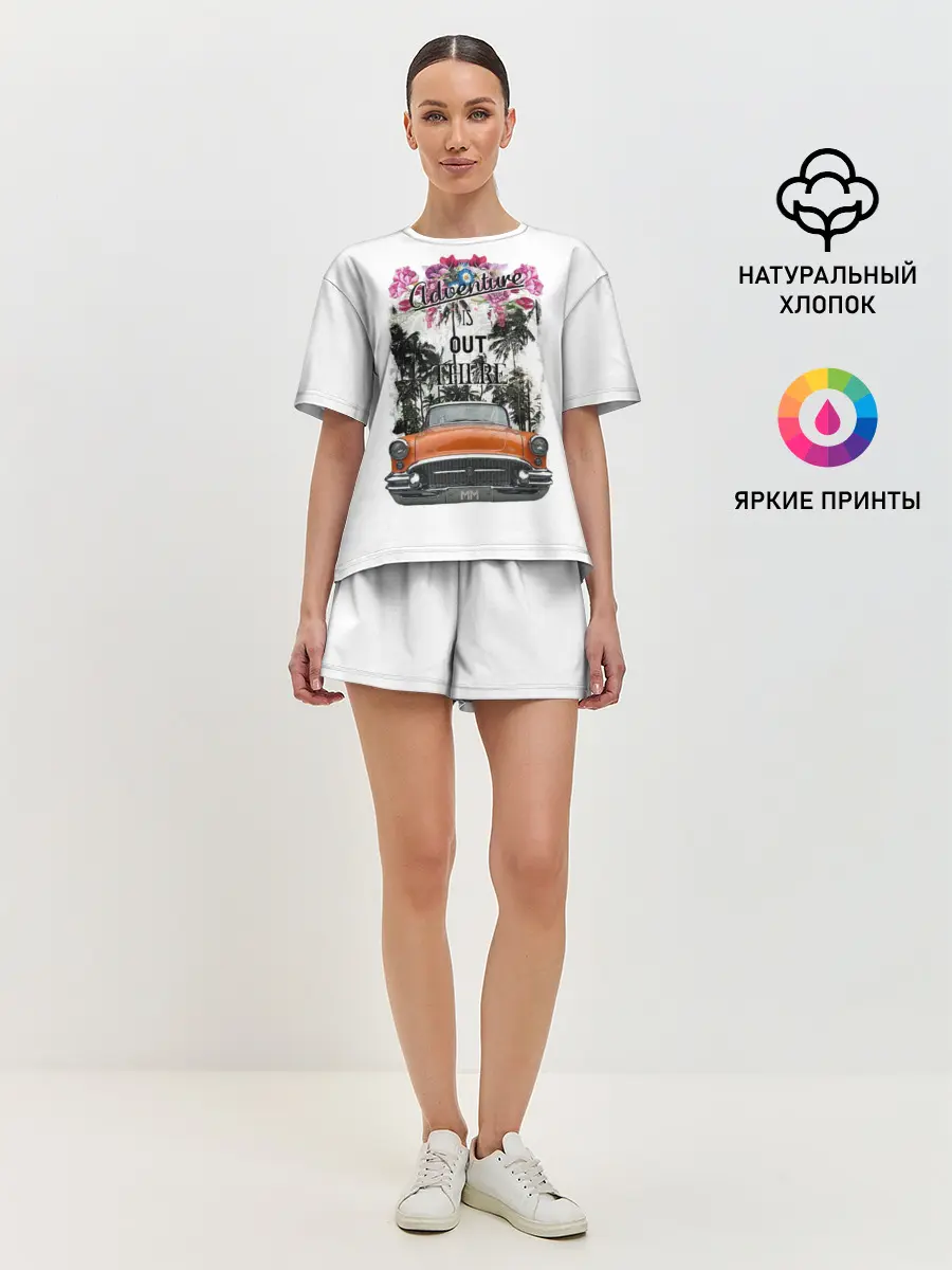 Женская пижама с шортами / Adventure