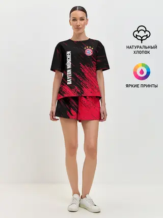 Женская пижама с шортами / BAYERN MUNCHEN.