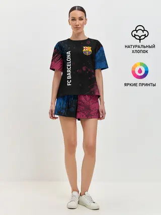 Женская пижама с шортами / FC BARCELONA.